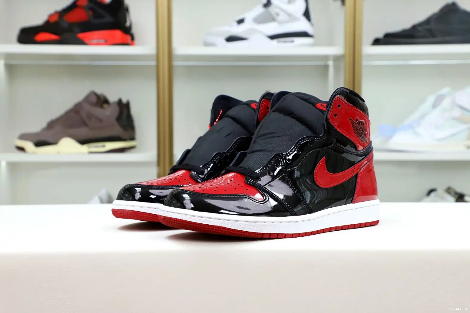 BRED 1 AIR OG Kimikick HIGH JORDAN PATENT 0604